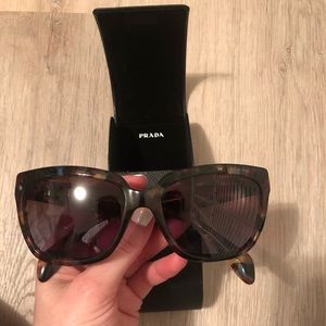 Authentic prada sunglasses. Barely worn!